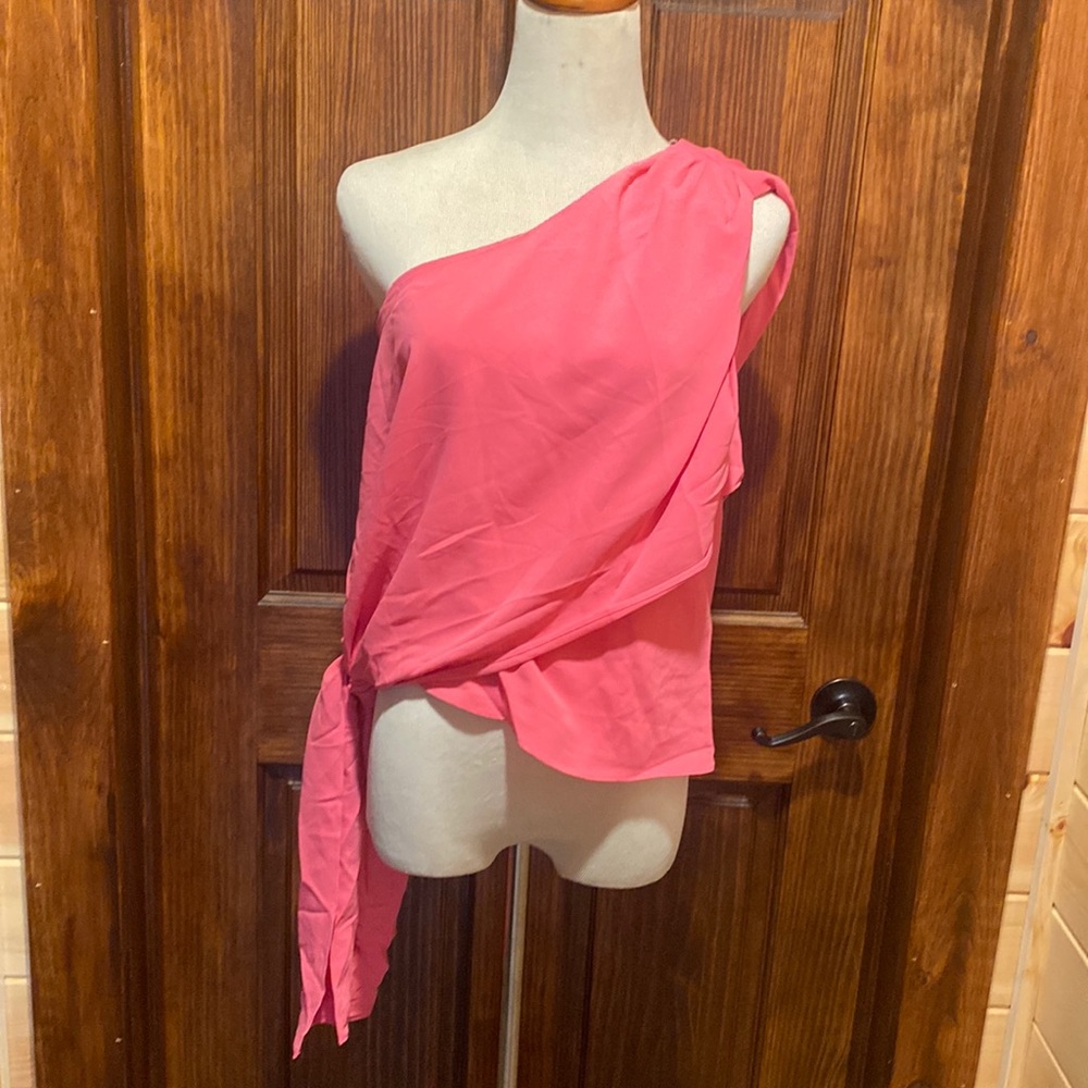 LUSH Asymmetrical One Shoulder Top